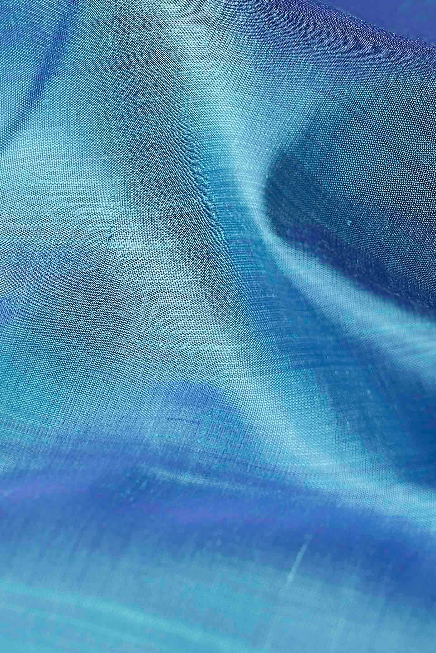 Blue Kanchipuram Silk Saree