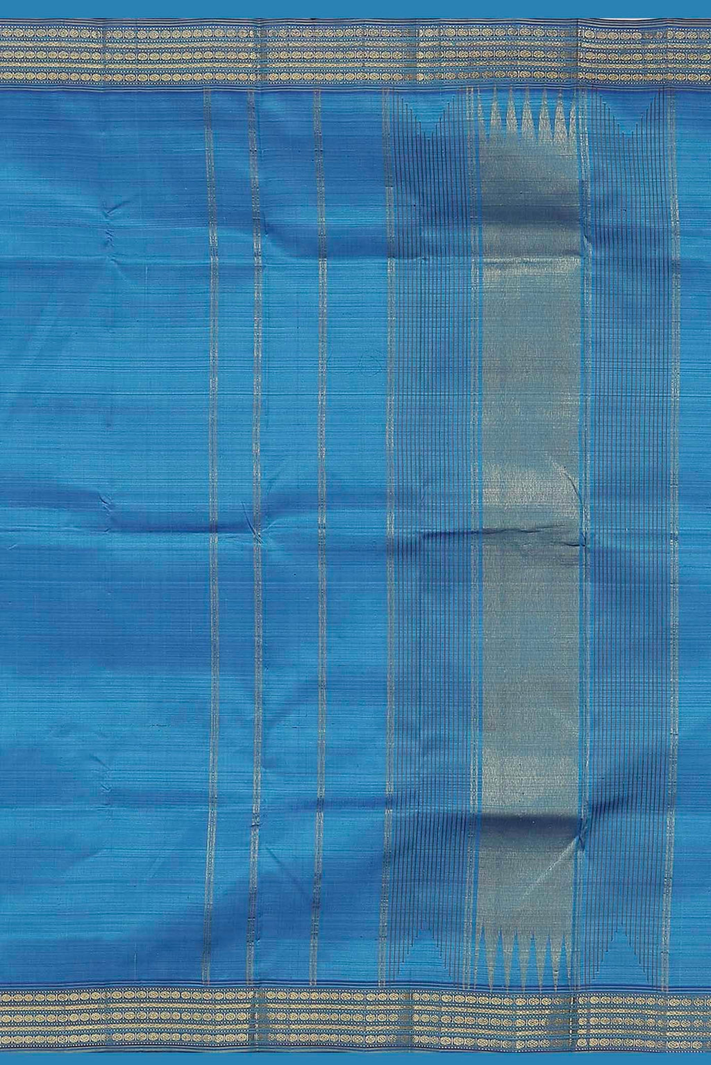 Blue Kanchipuram Silk Saree