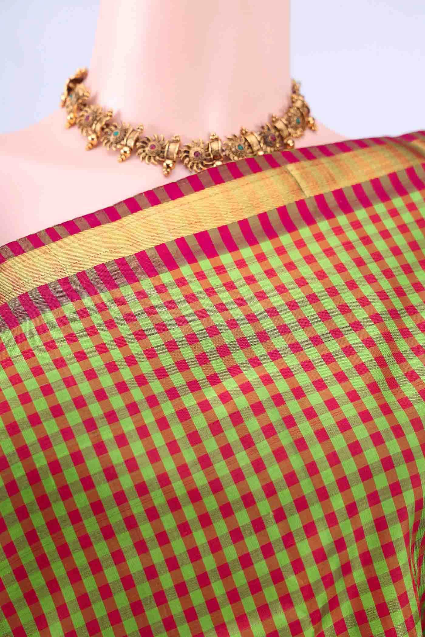 Green Kanchipuram Silk Saree