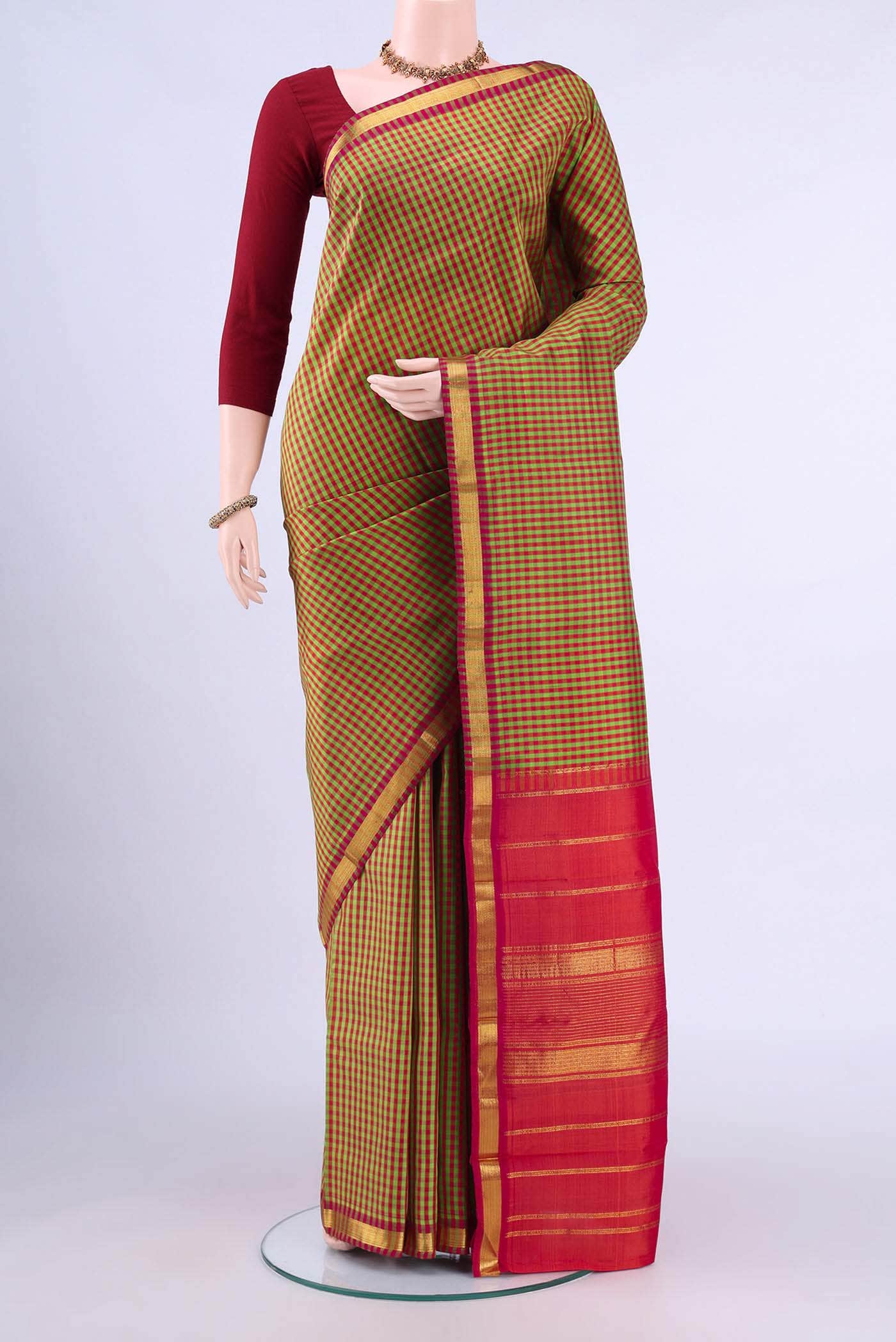 Green Kanchipuram Silk Saree