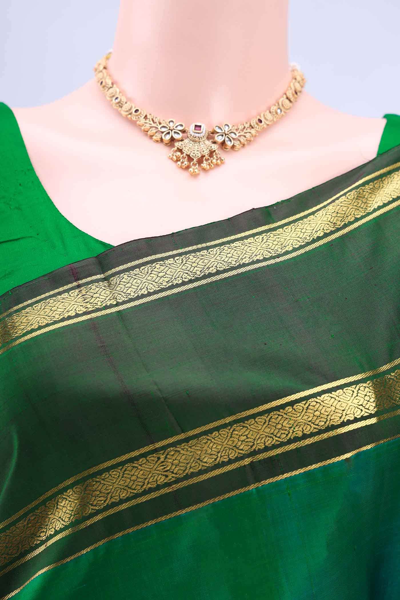 Green Kanchipuram Silk Saree