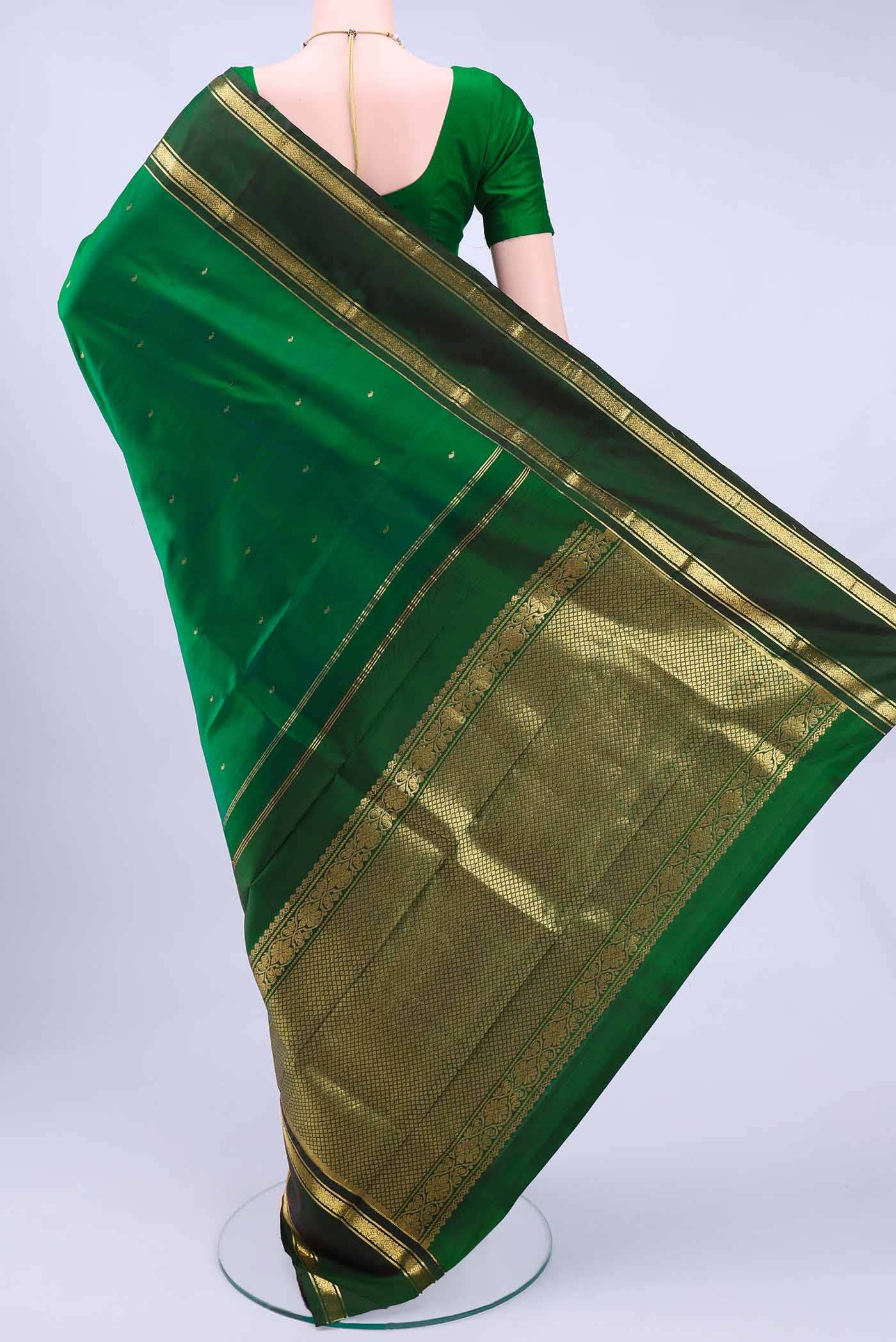 Green Kanchipuram Silk Saree