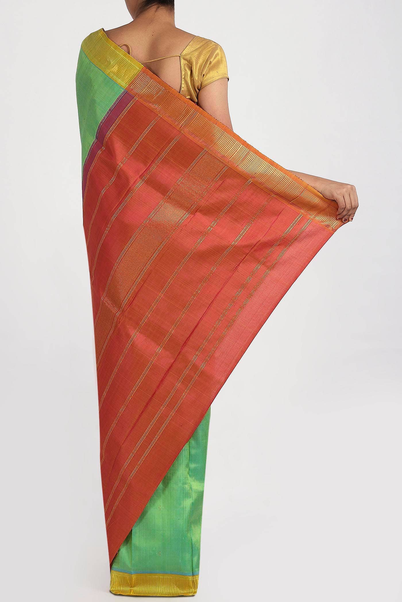 Green Kanchipuram Silk Saree