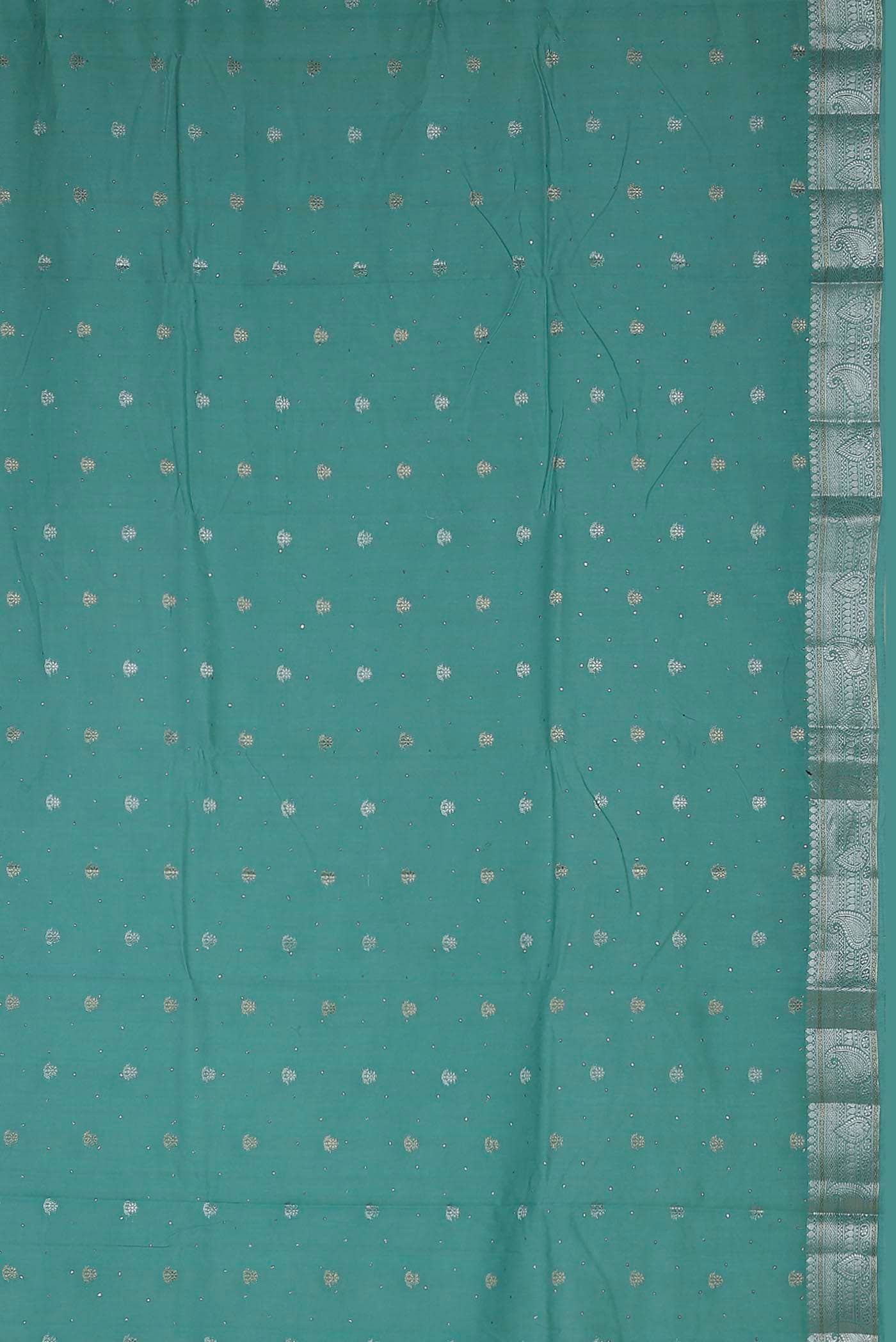 Blue Chiffon Saree