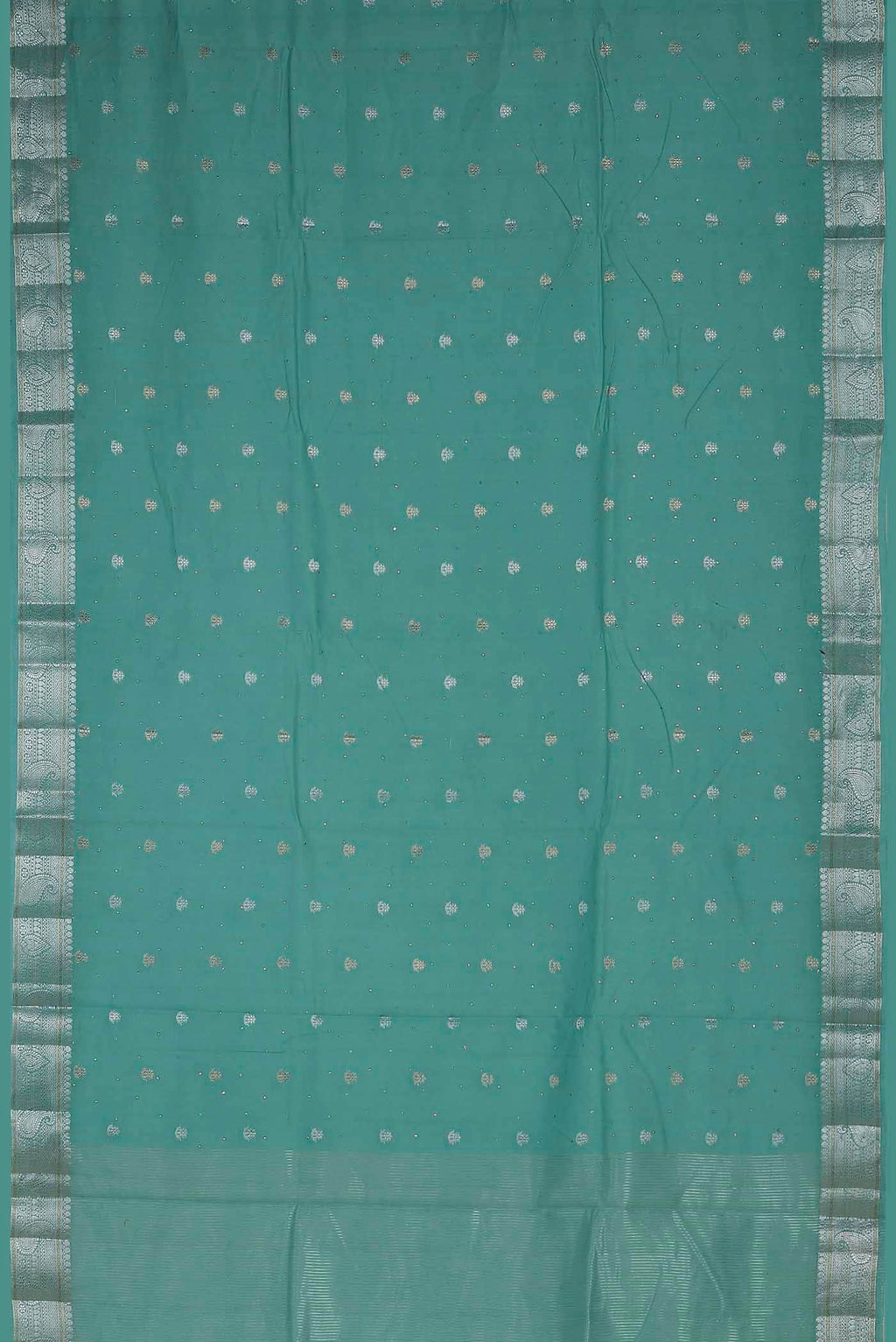 Blue Chiffon Saree