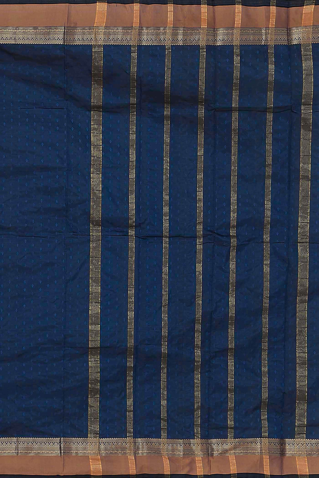 Blue Blended Bangalore Silk Saree