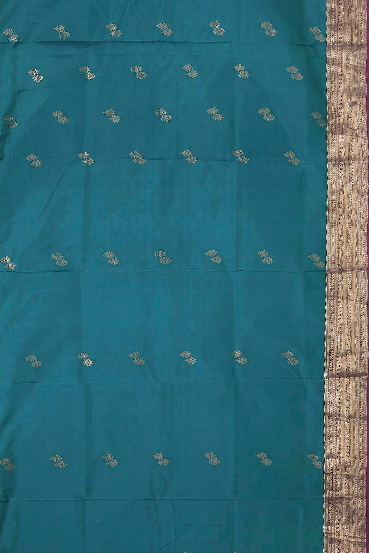 Blue Kanchipuram Silk Saree