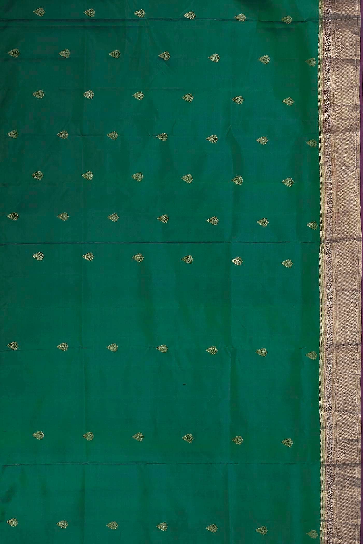 Blue Kanchipuram Silk Saree