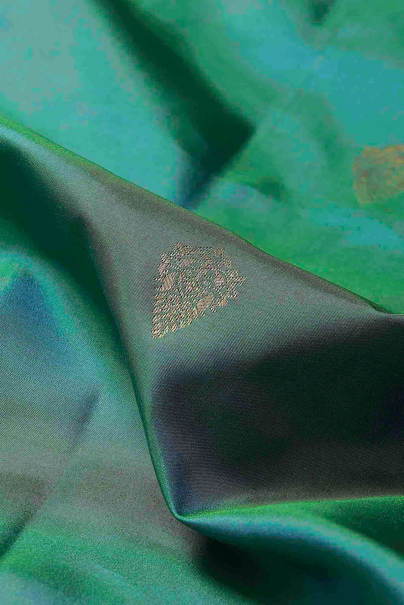 Blue Kanchipuram Silk Saree