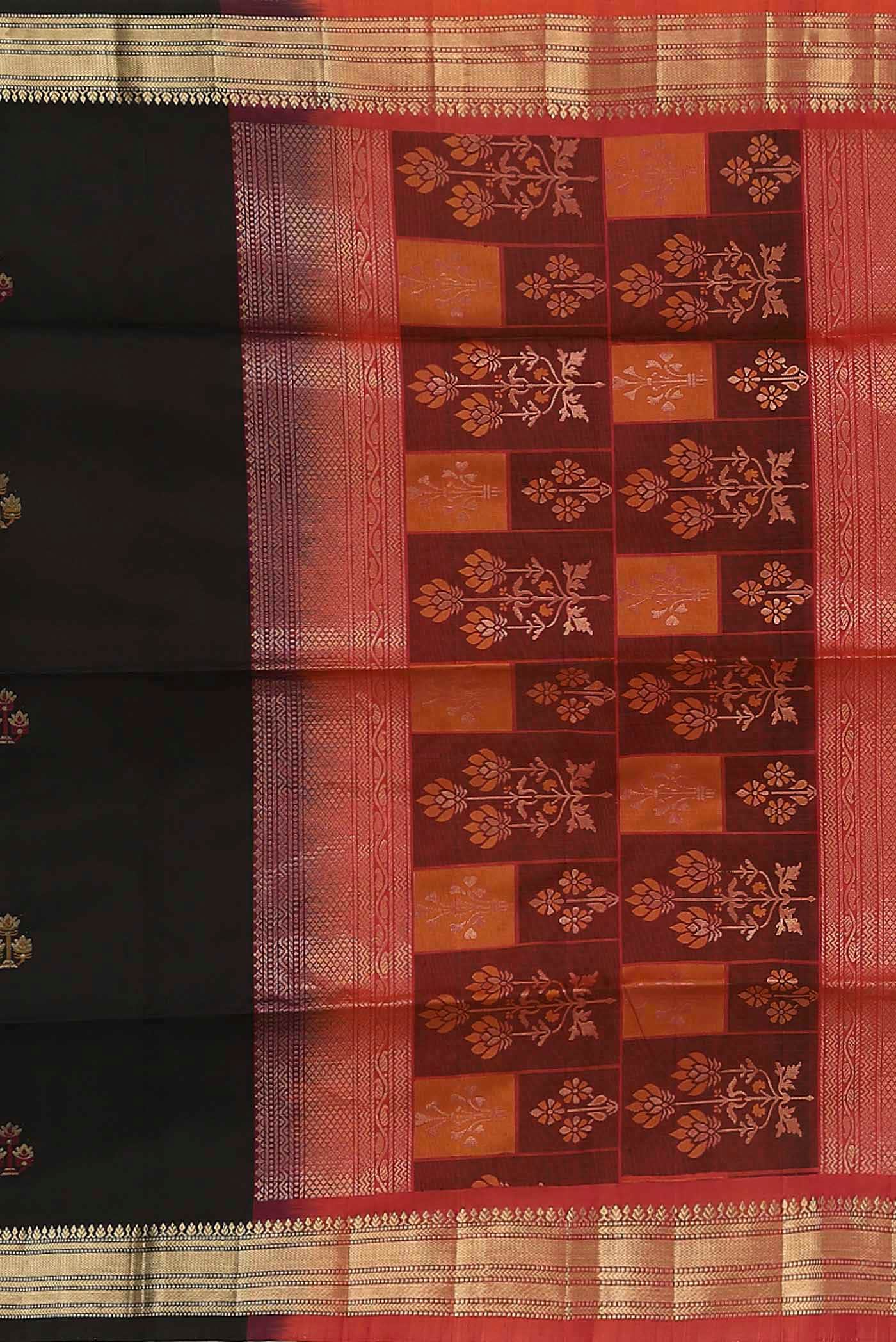 Black Soft Silk Saree