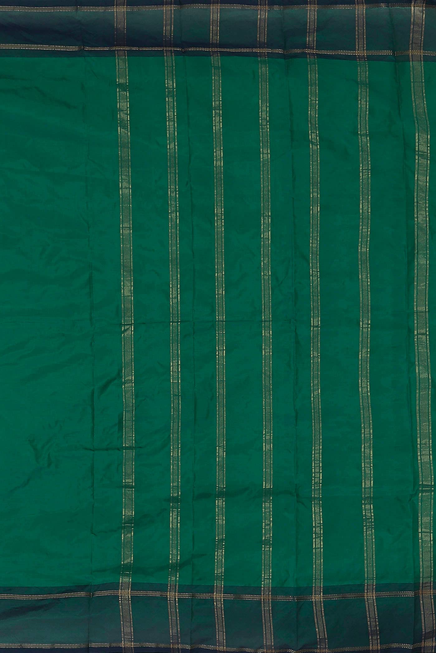 Green Blended Bangalore Silk Saree