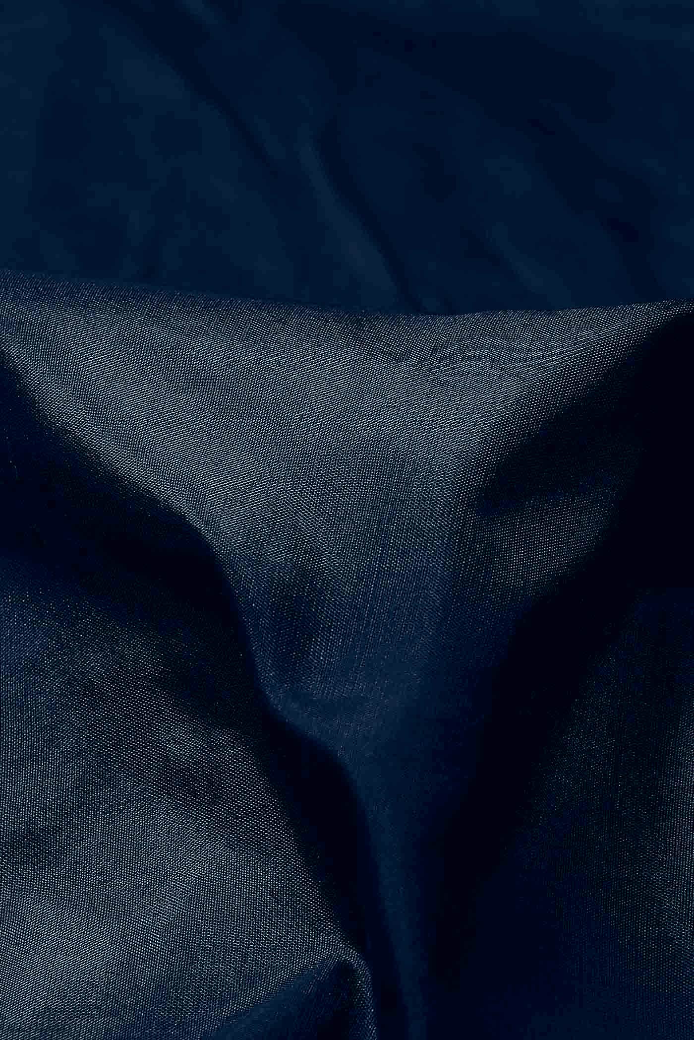 Blue Blended Bangalore Silk Saree