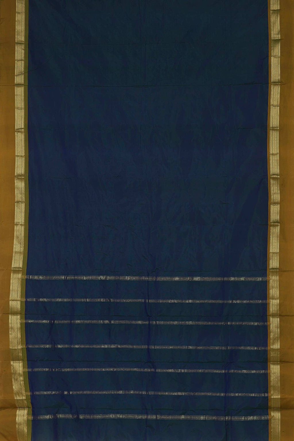Blue Blended Bangalore Silk Saree