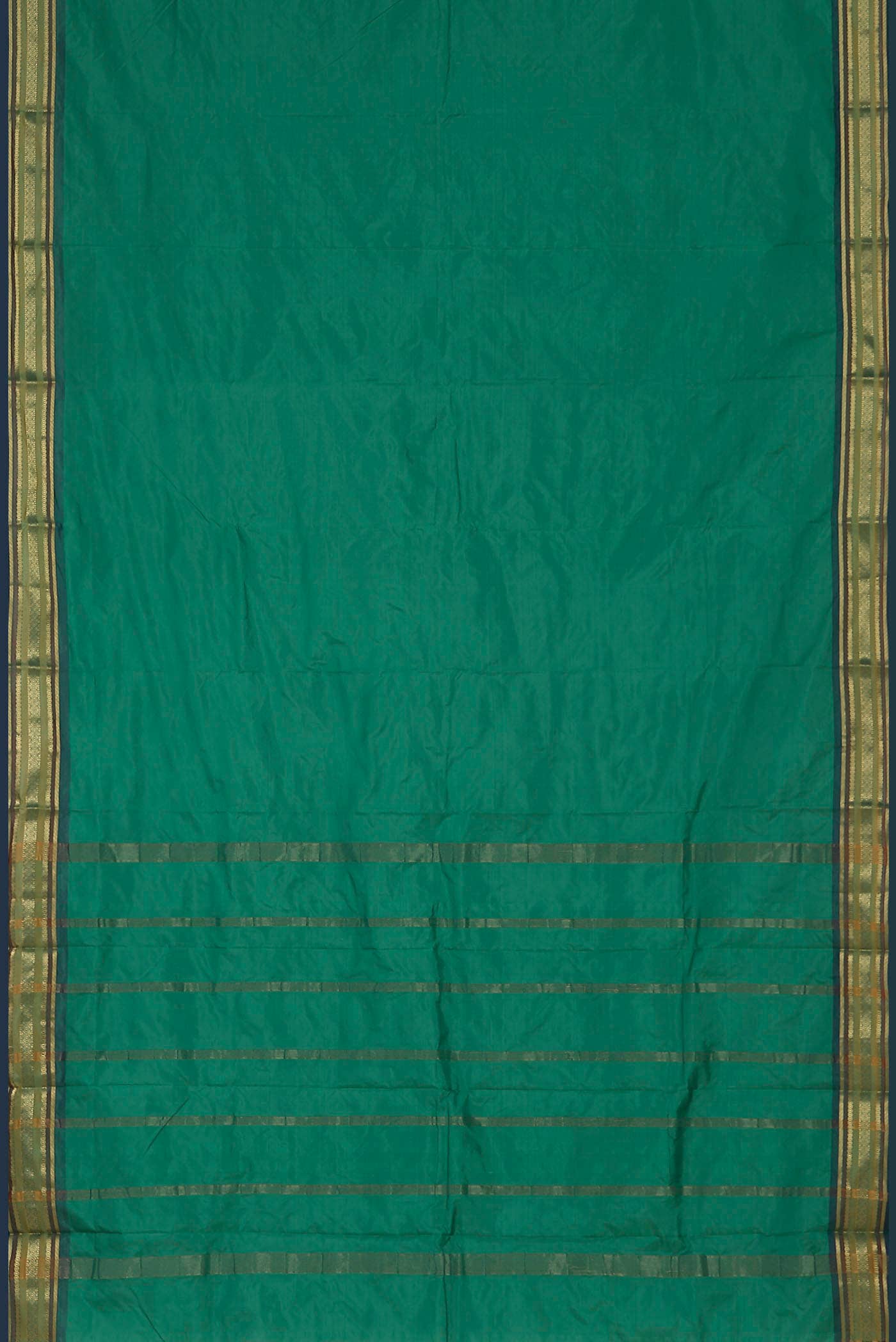 Green Blended Bangalore Silk Saree