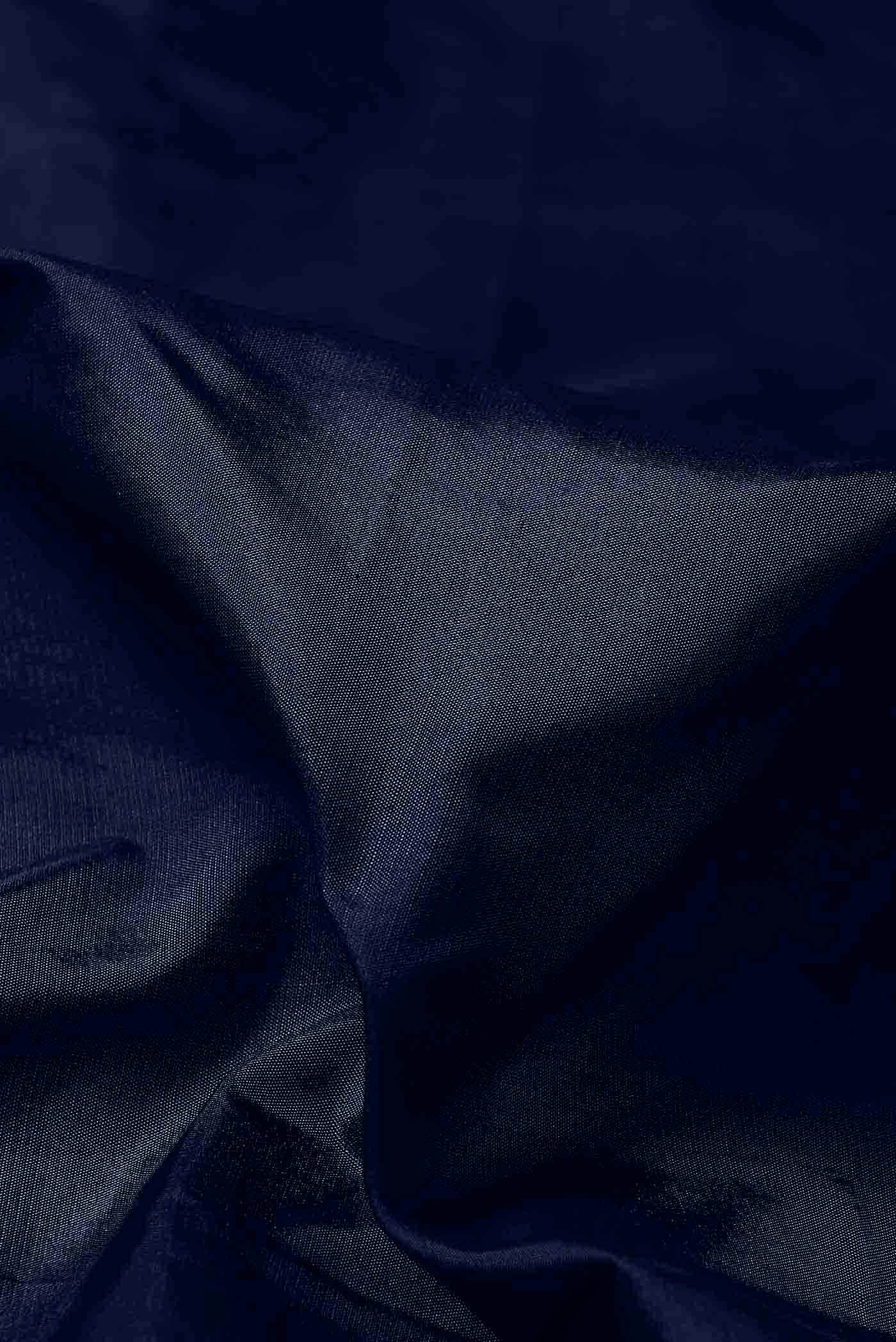Blue Blended Bangalore Silk Saree