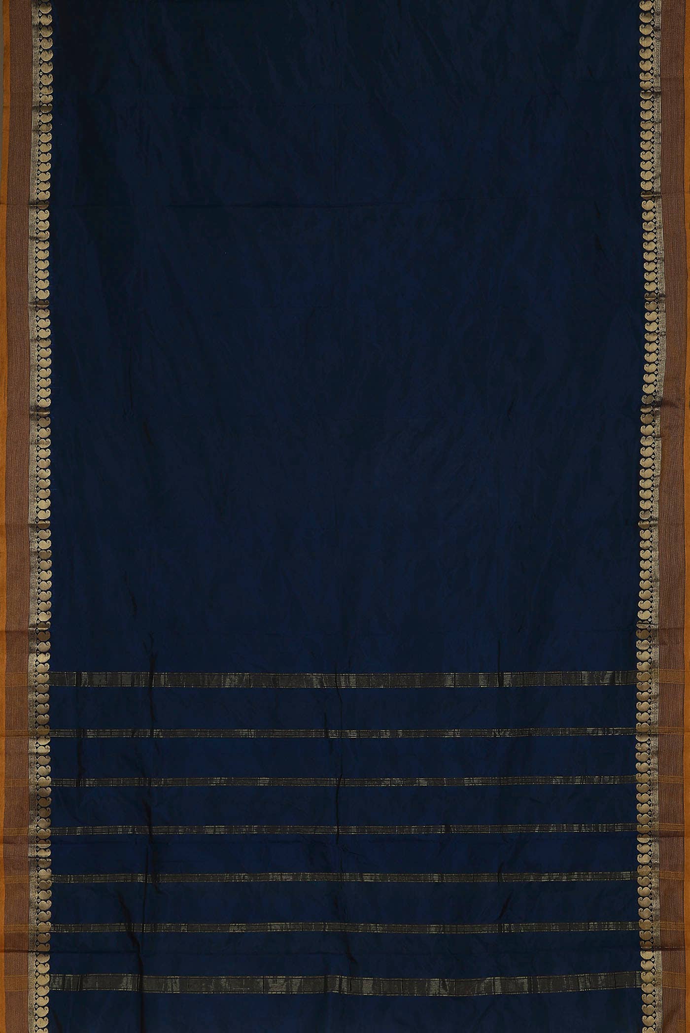 Blue Blended Bangalore Silk Saree