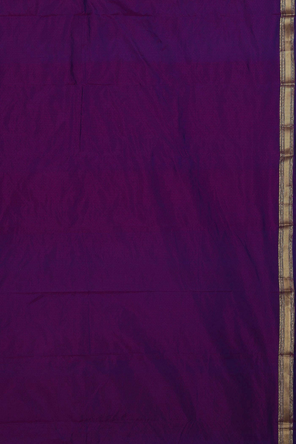 Purple Blended Bangalore Silk Saree
