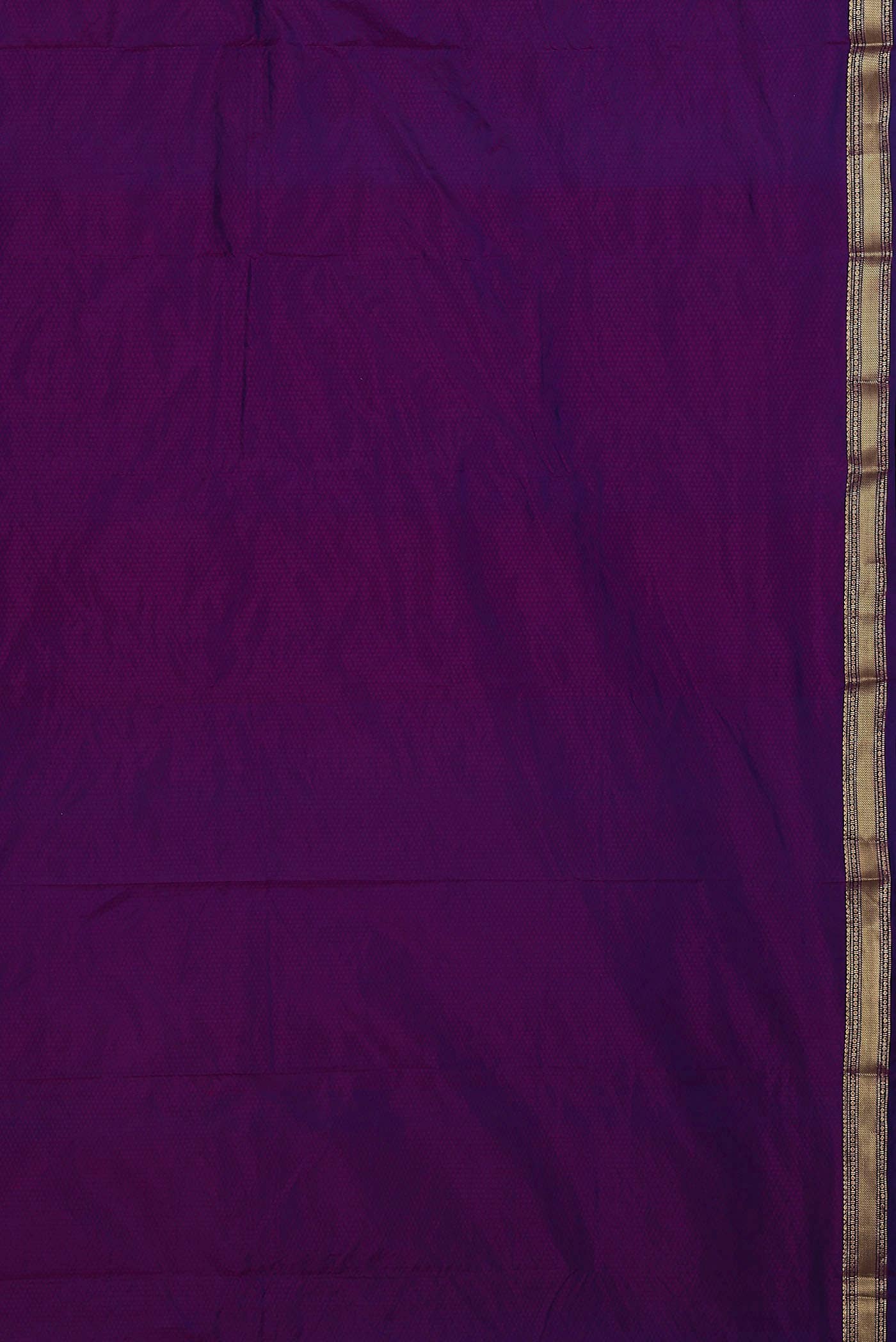 Purple Blended Bangalore Silk Saree