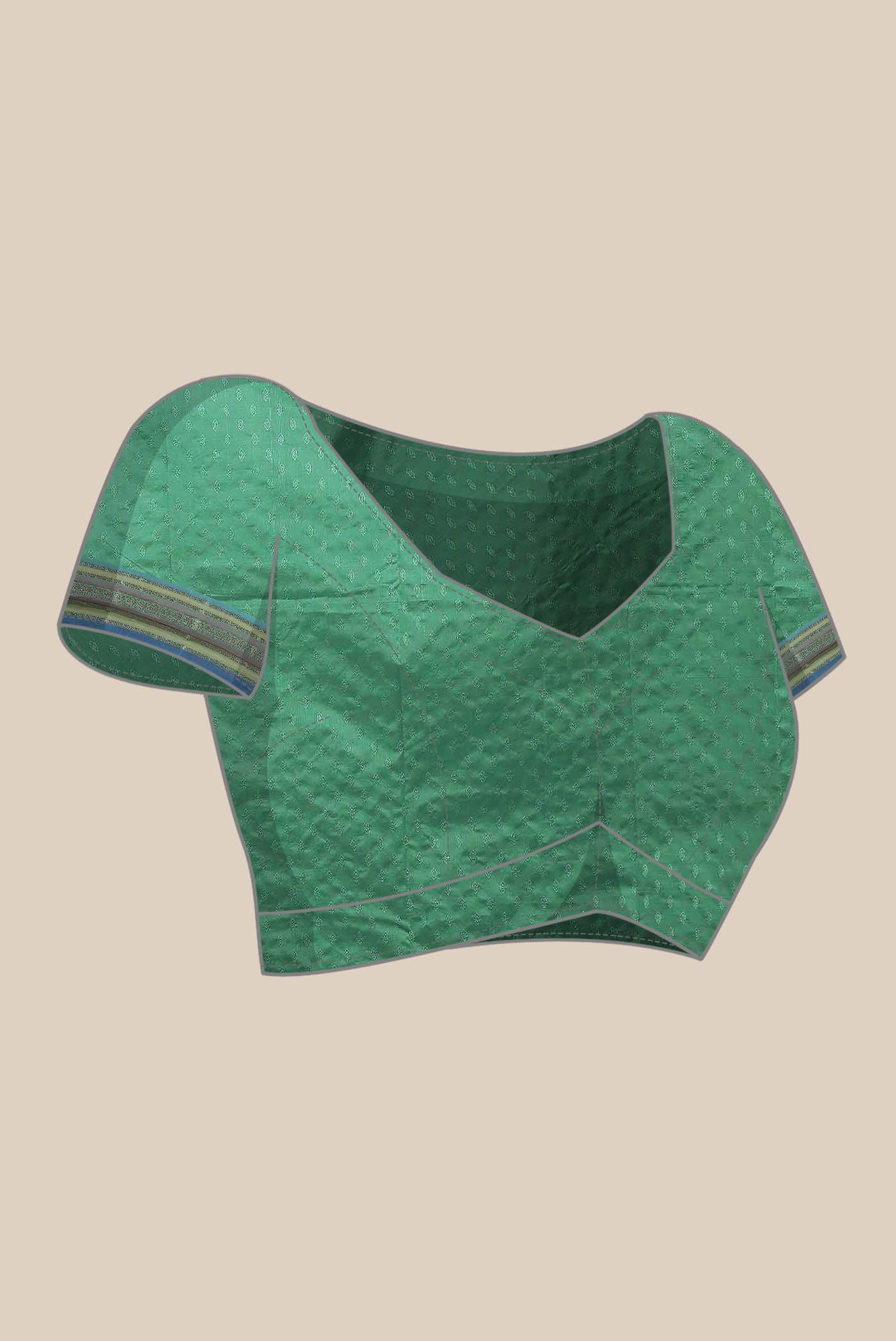 Green Blended Bangalore Silk Saree