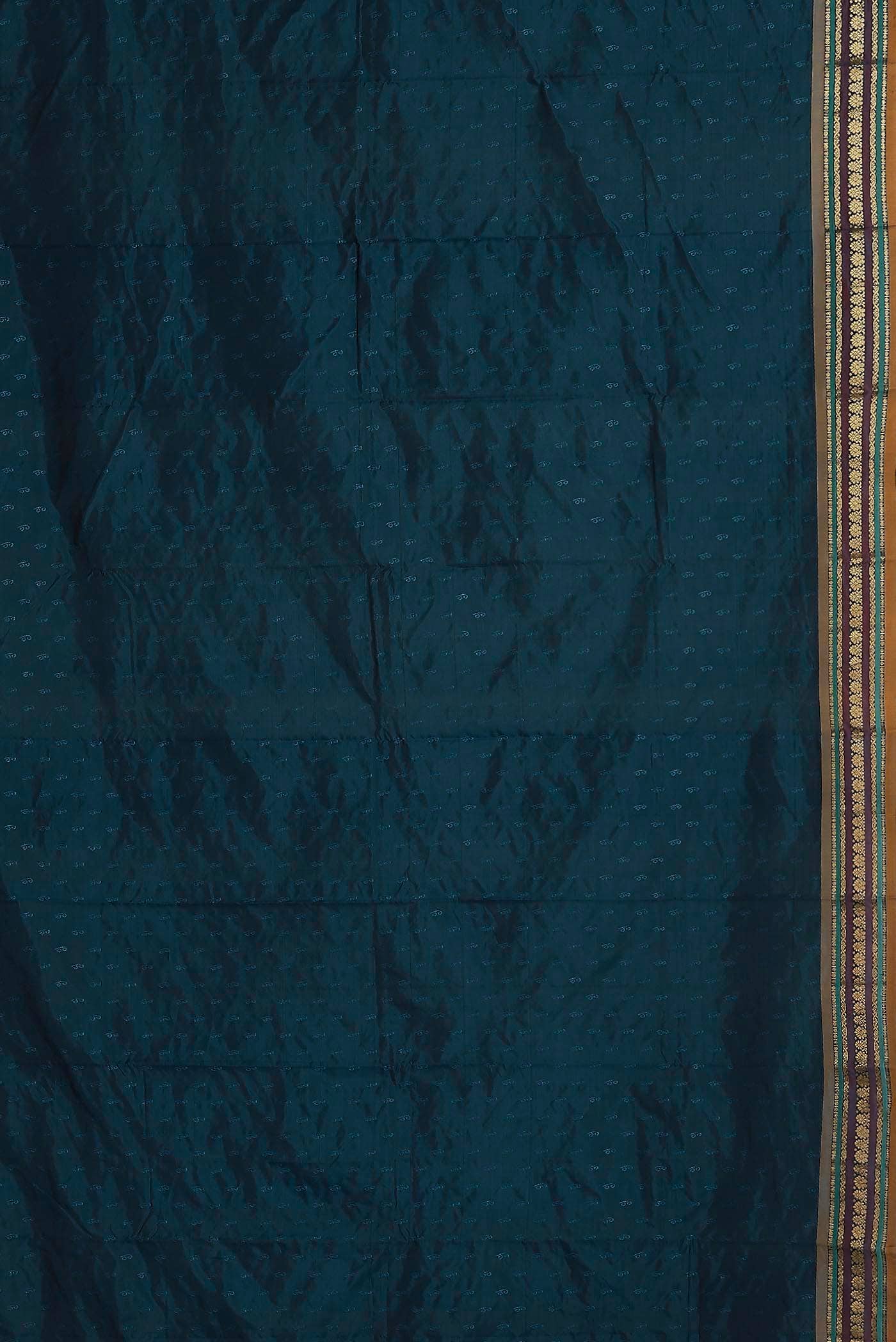 Blue Blended Bangalore Silk Saree
