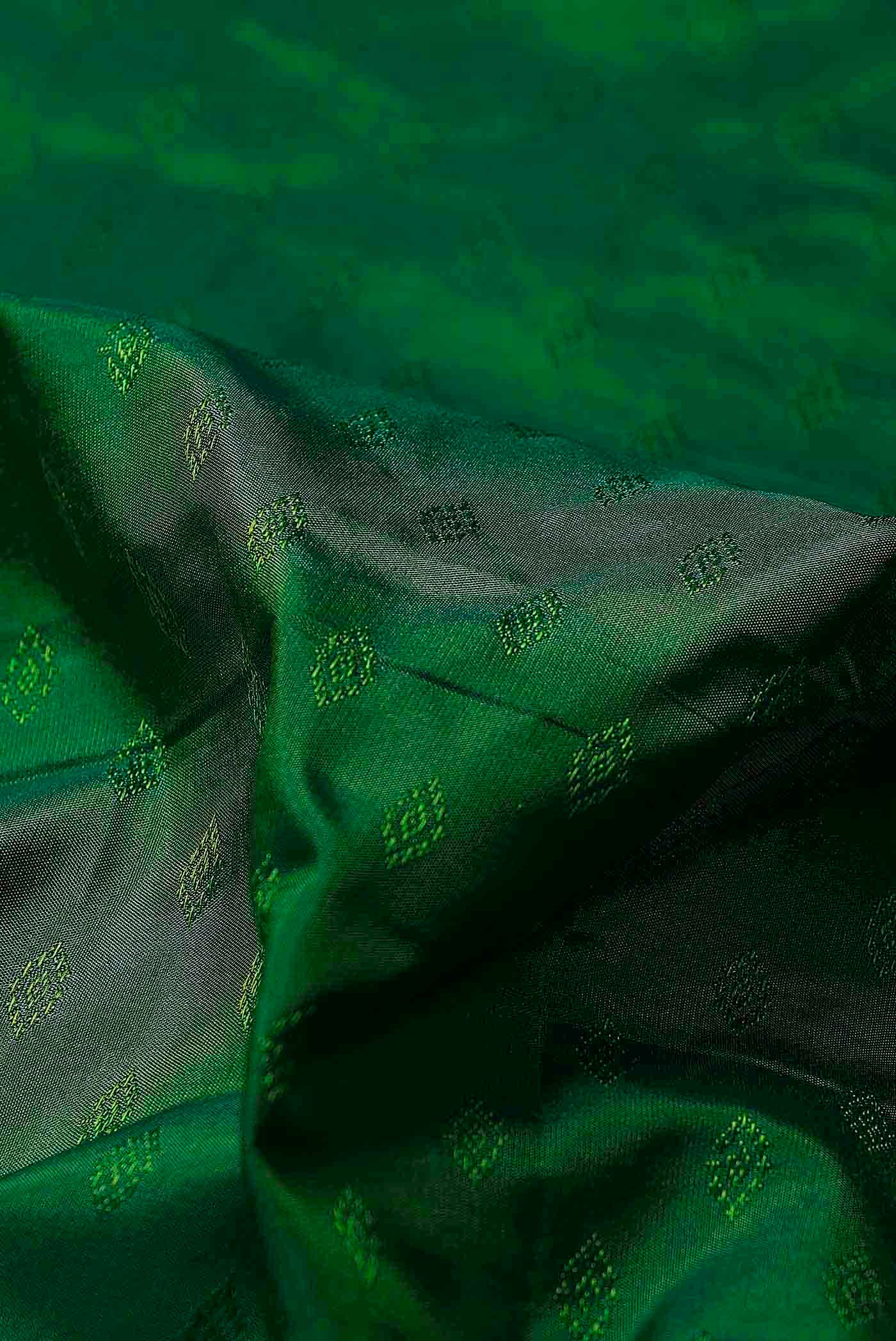 Green Blended Bangalore Silk Saree