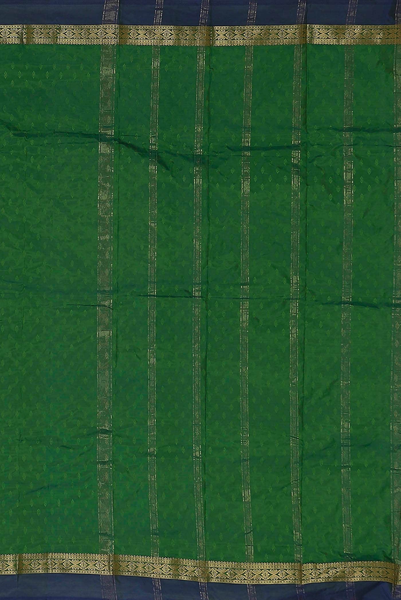 Green Blended Bangalore Silk Saree