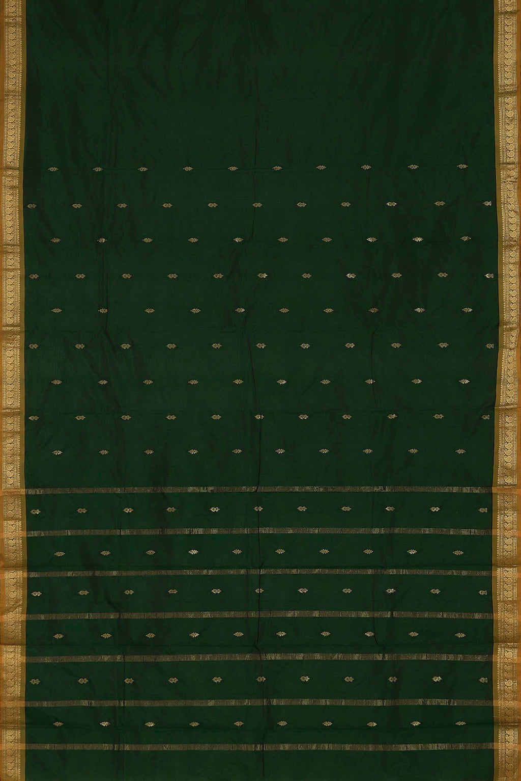 Green Blended Bangalore Silk Saree