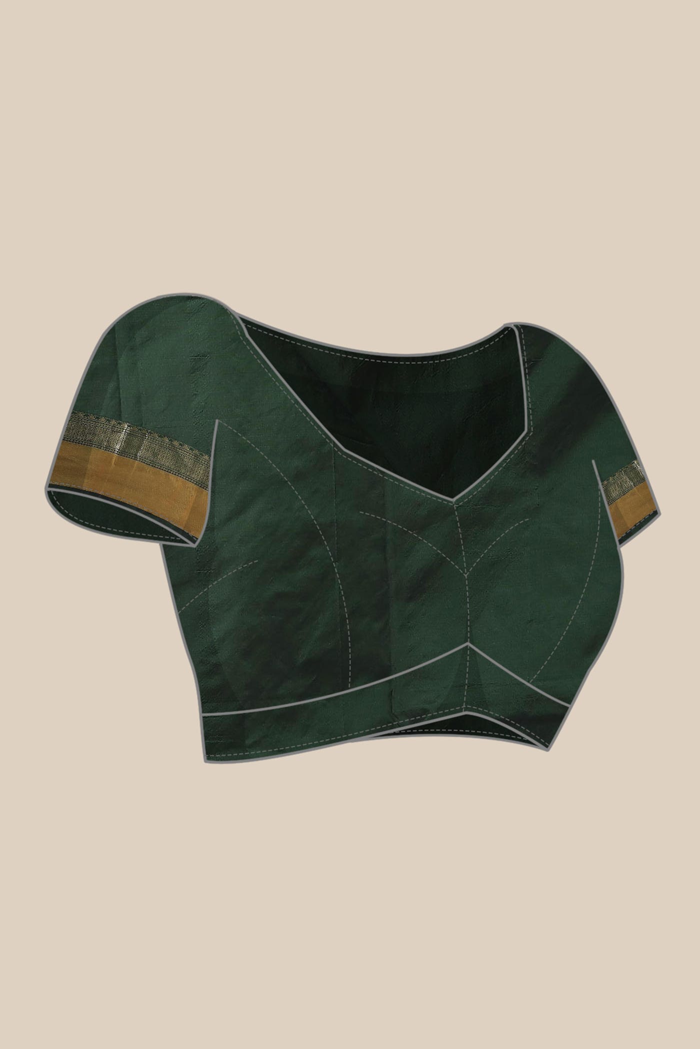 Green Blended Bangalore Silk Saree