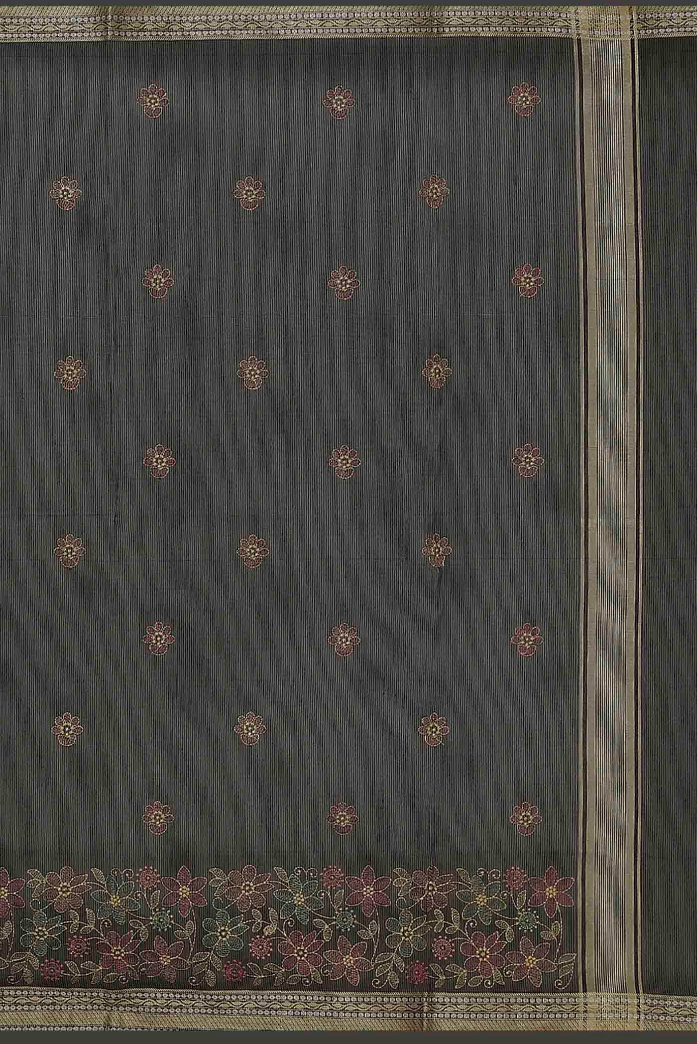 Black Kota Cotton Saree