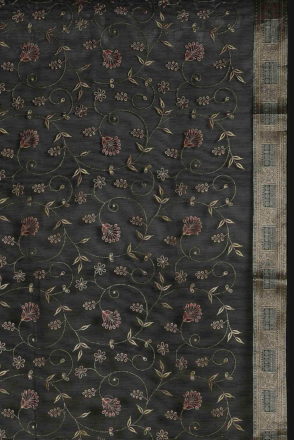 Black Kota Cotton Saree