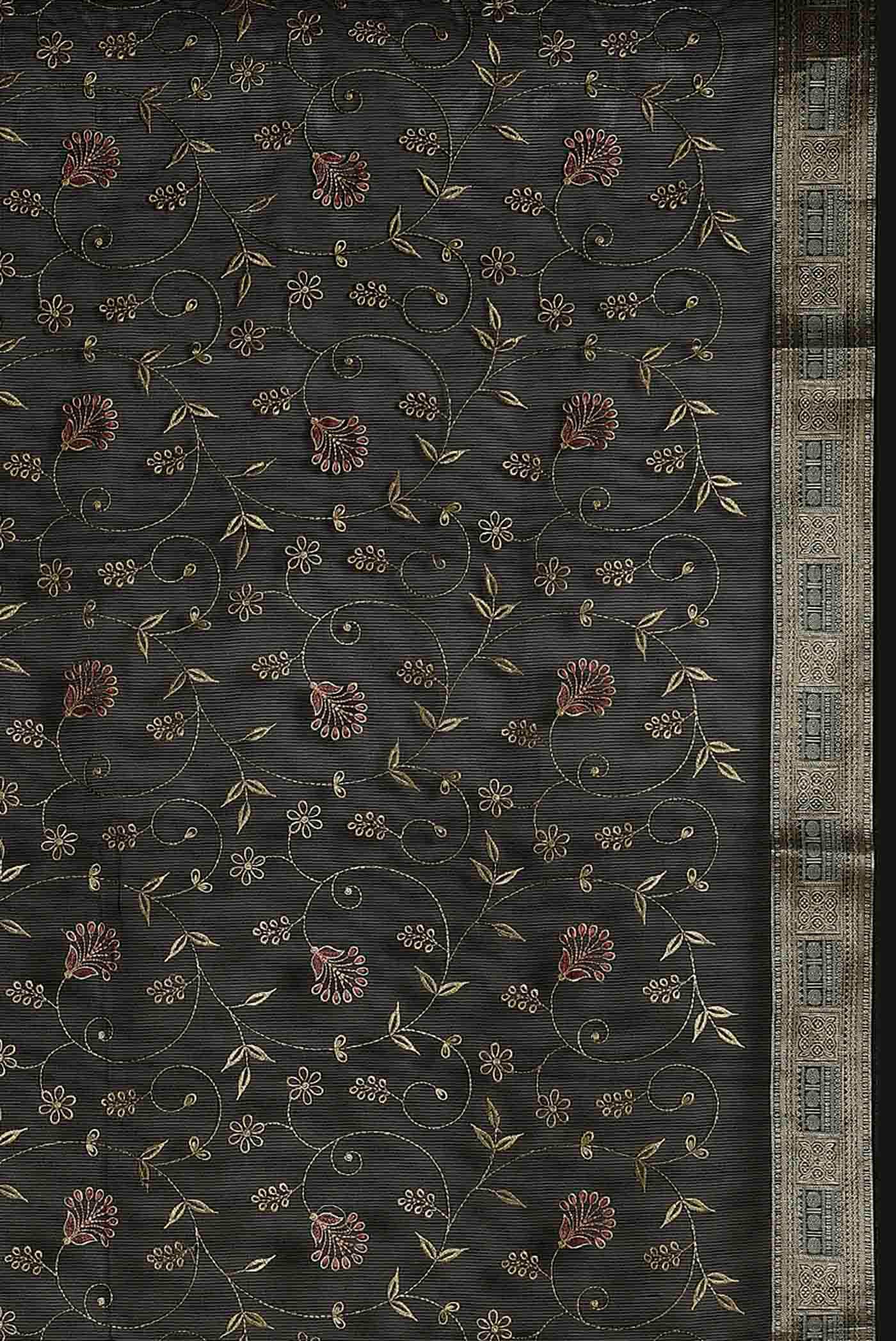 Black Kota Cotton Saree
