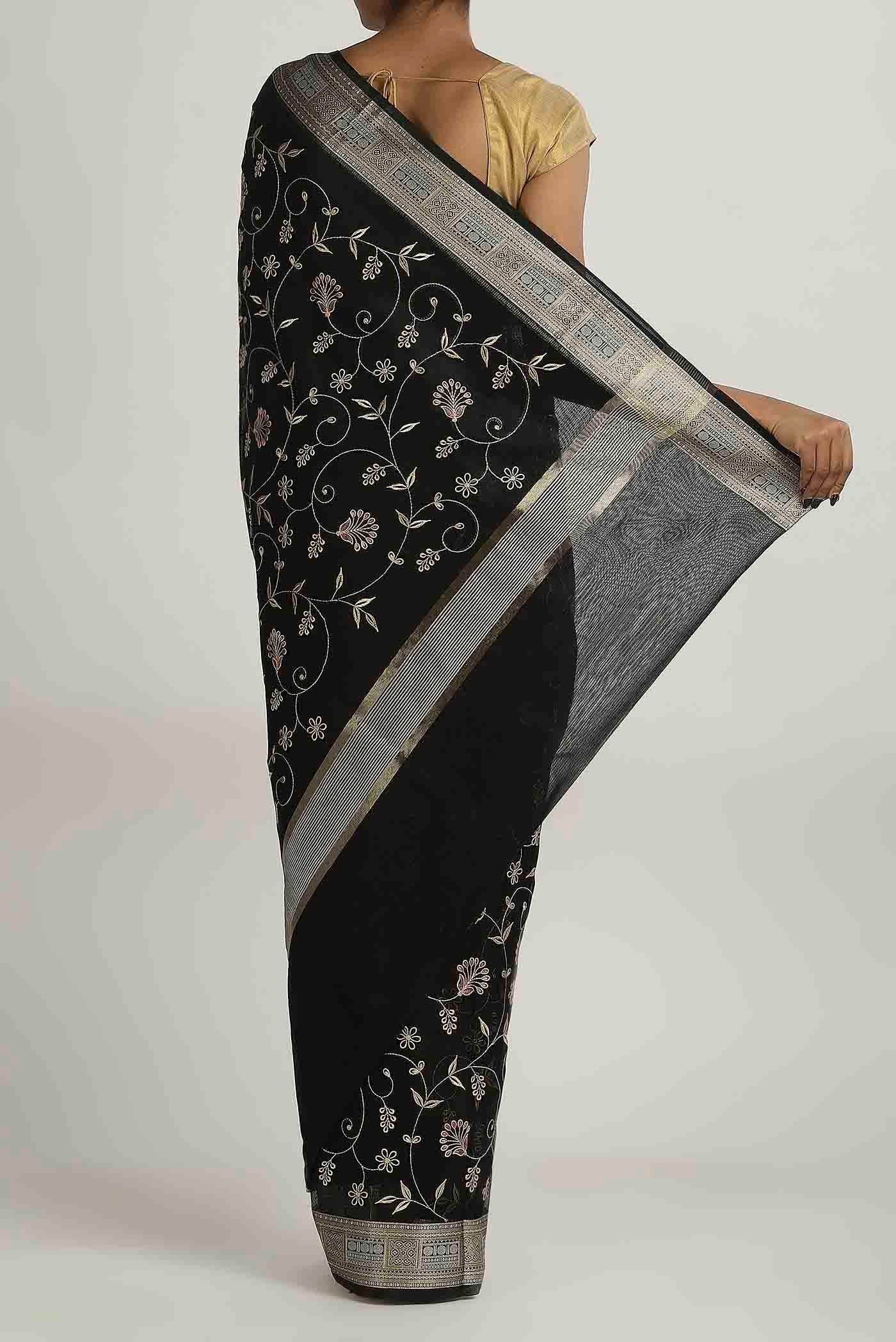 Black Kota Cotton Saree