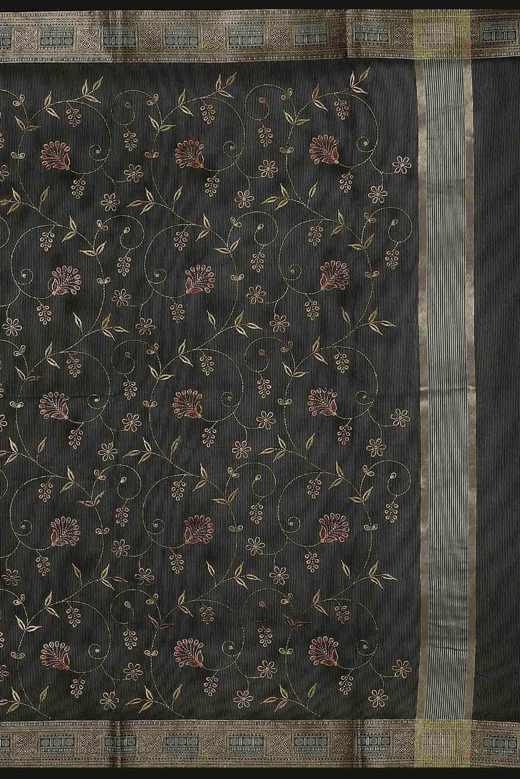 Black Kota Cotton Saree