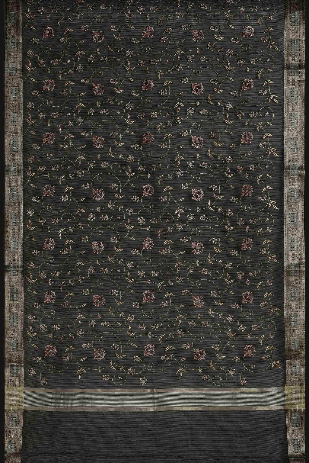 Black Kota Cotton Saree