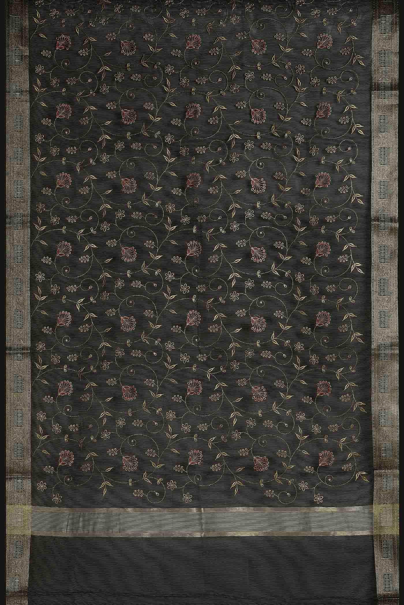 Black Kota Cotton Saree