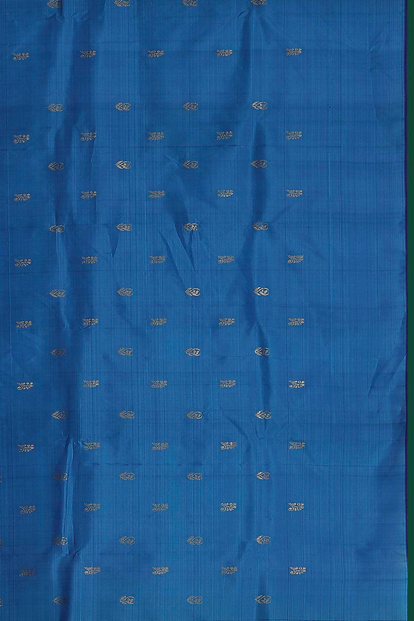 Blue Kanchipuram Silk Saree