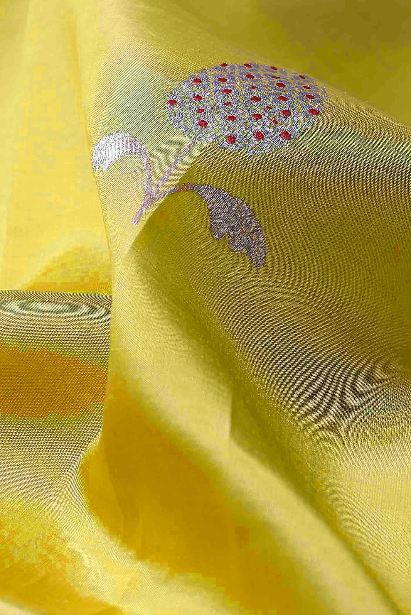 Green Banarasi Silk Saree
