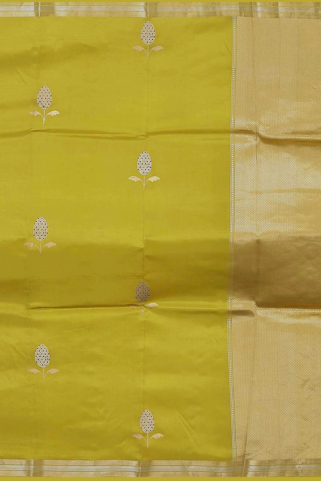 Green Banarasi Silk Saree