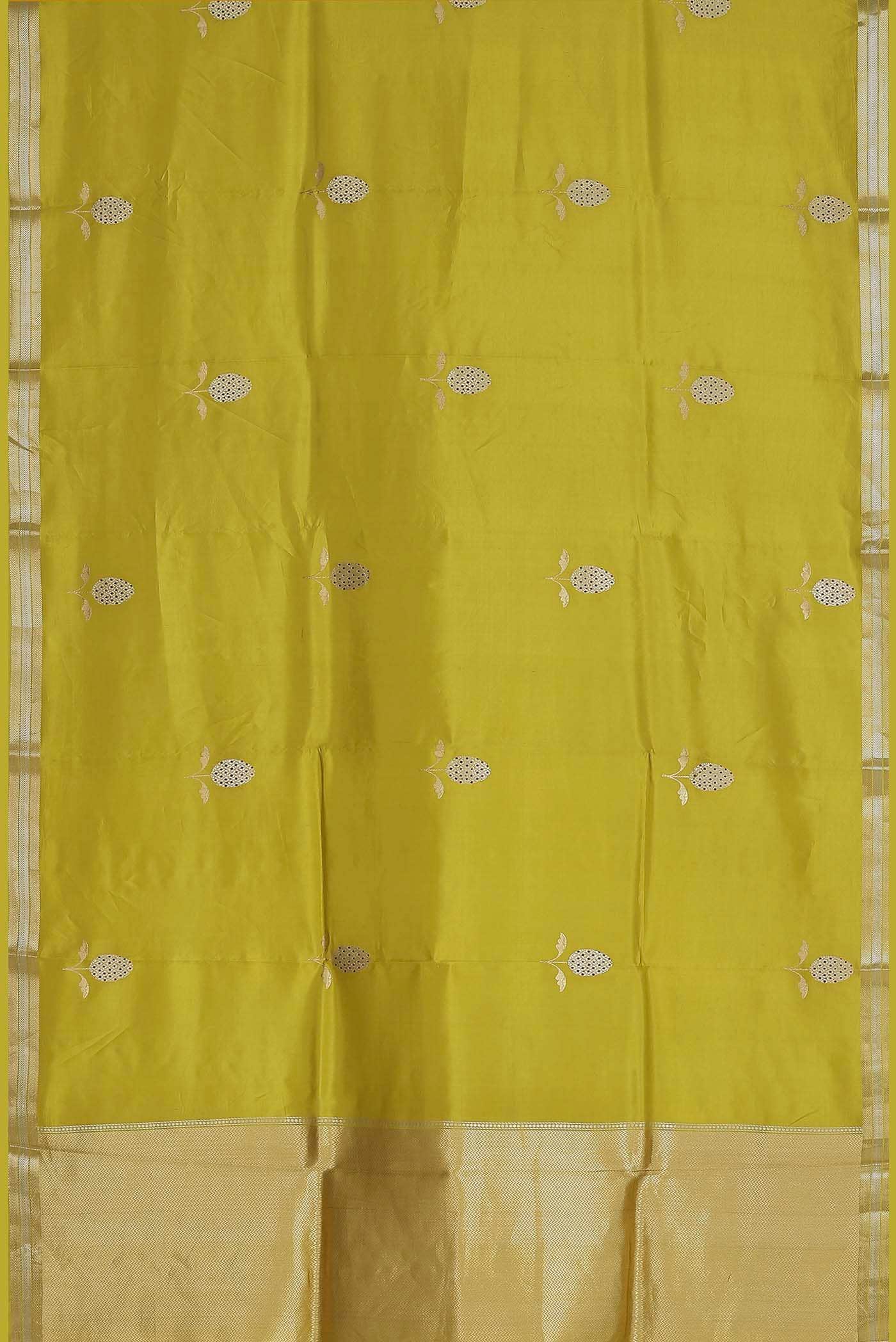 Green Banarasi Silk Saree