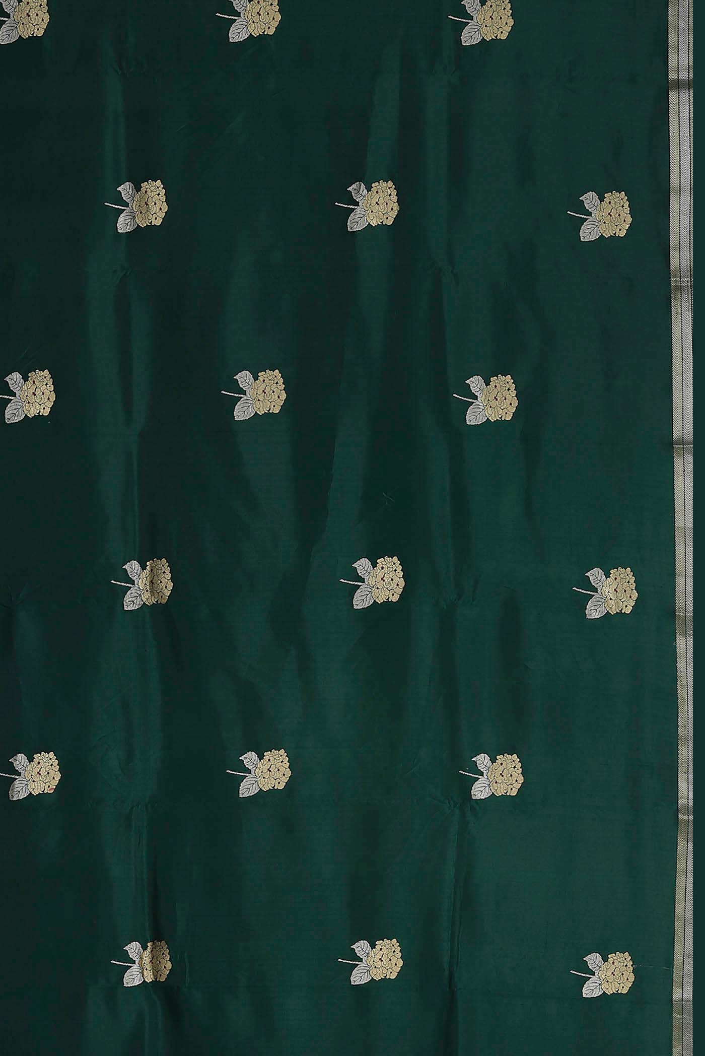 Green Banarasi Silk Saree