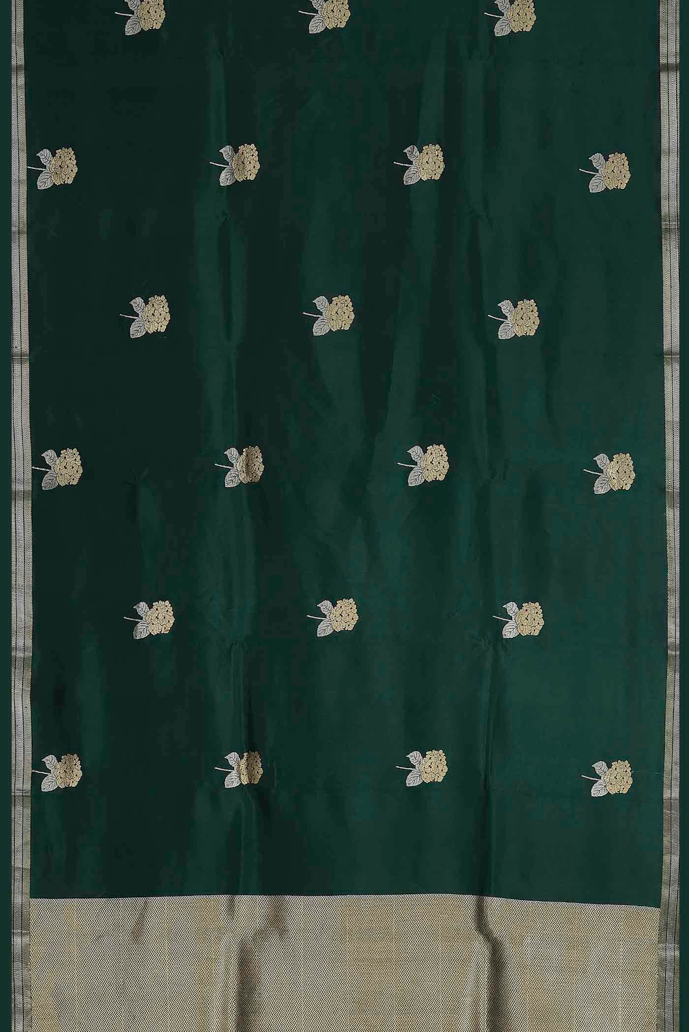 Green Banarasi Silk Saree