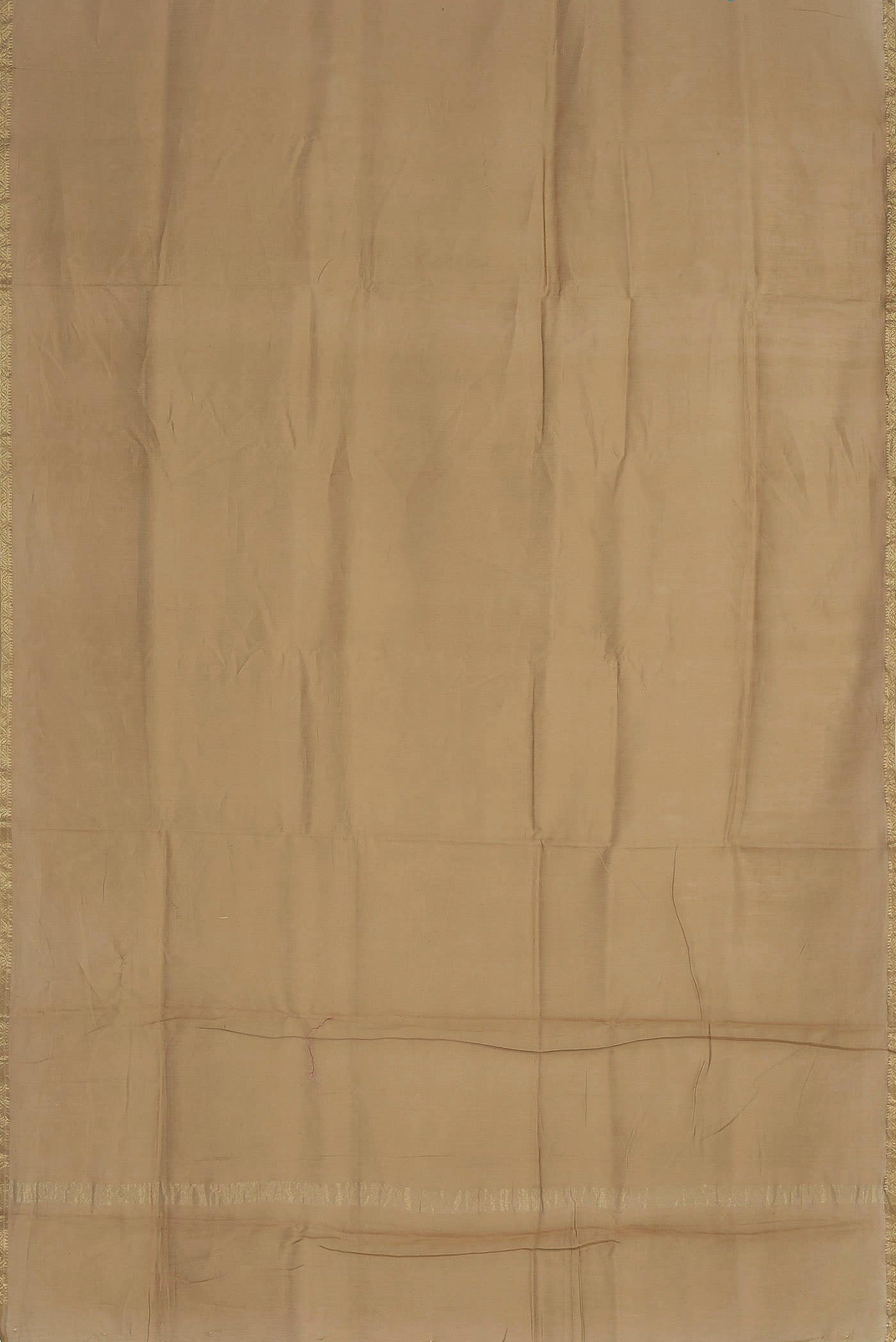 Beige Maheshwari Silk Cotton Saree