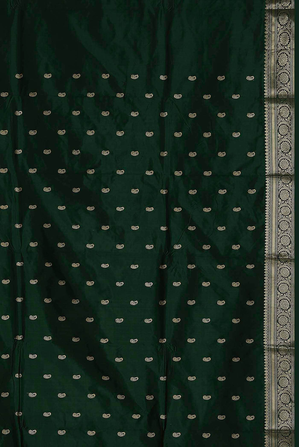 Green Banarasi Katan Silk Saree