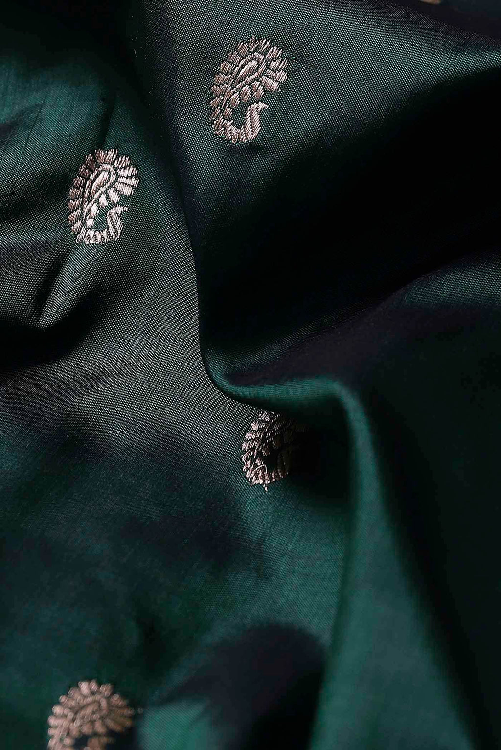 Green Banarasi Katan Silk Saree