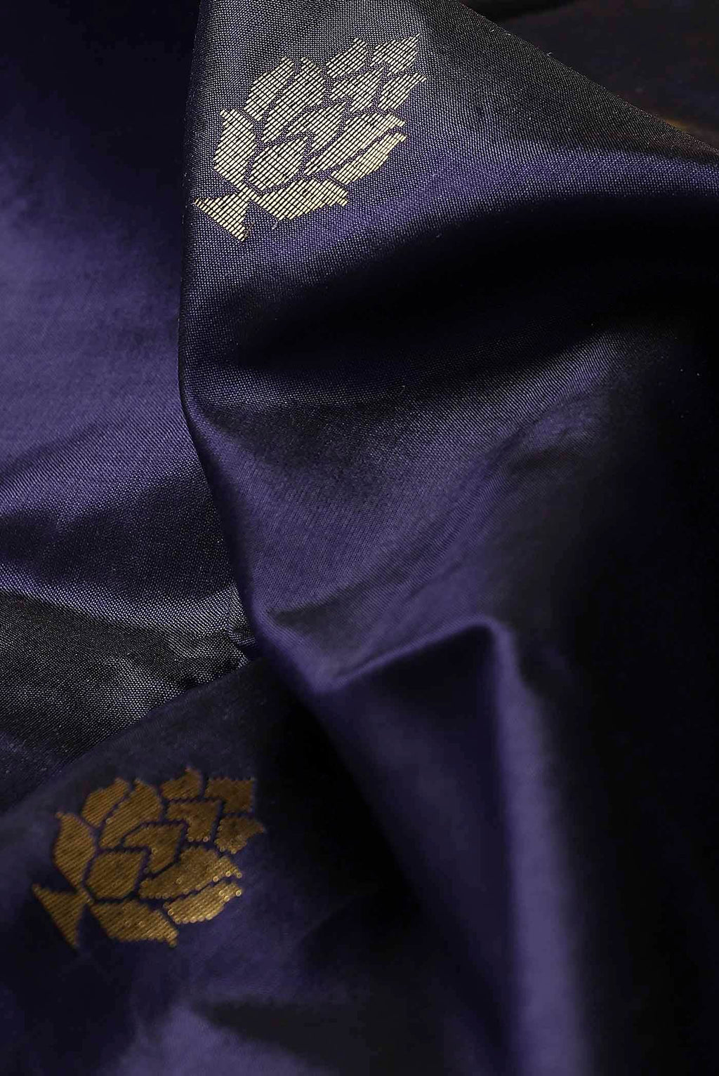 Blue Banarasi Katan Silk Saree