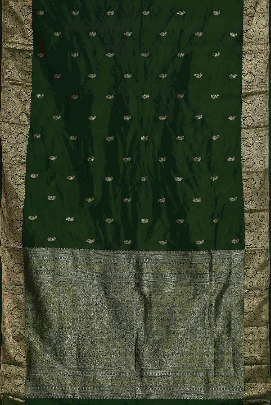 Green Blended Bangalore Silk Saree