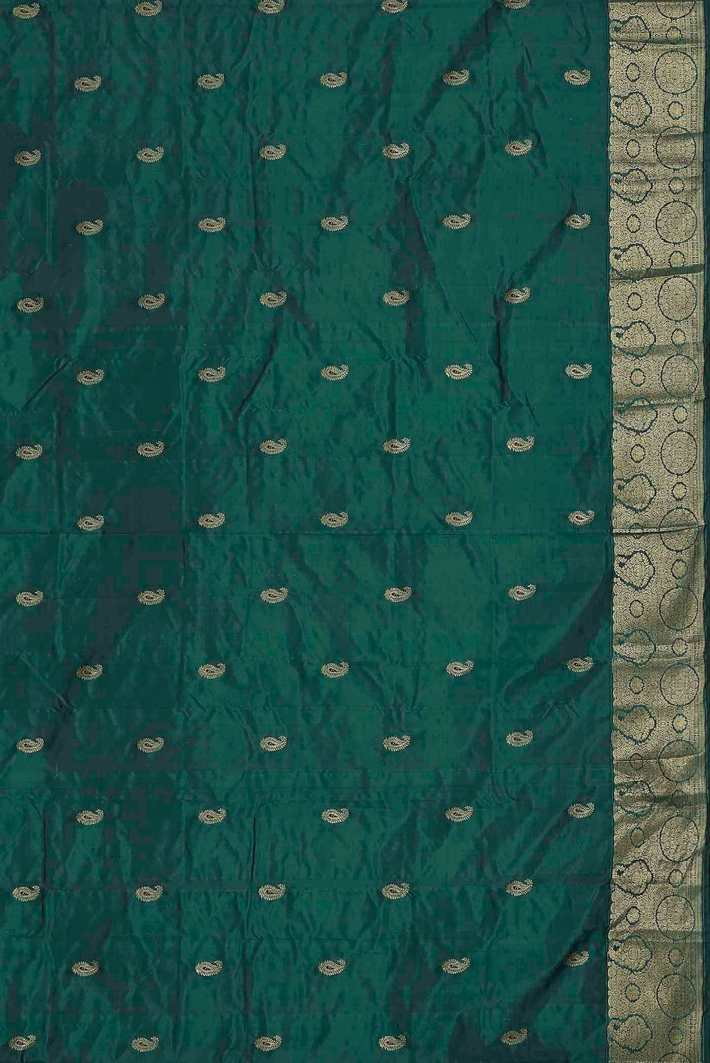 Green Blended Bangalore Silk Saree