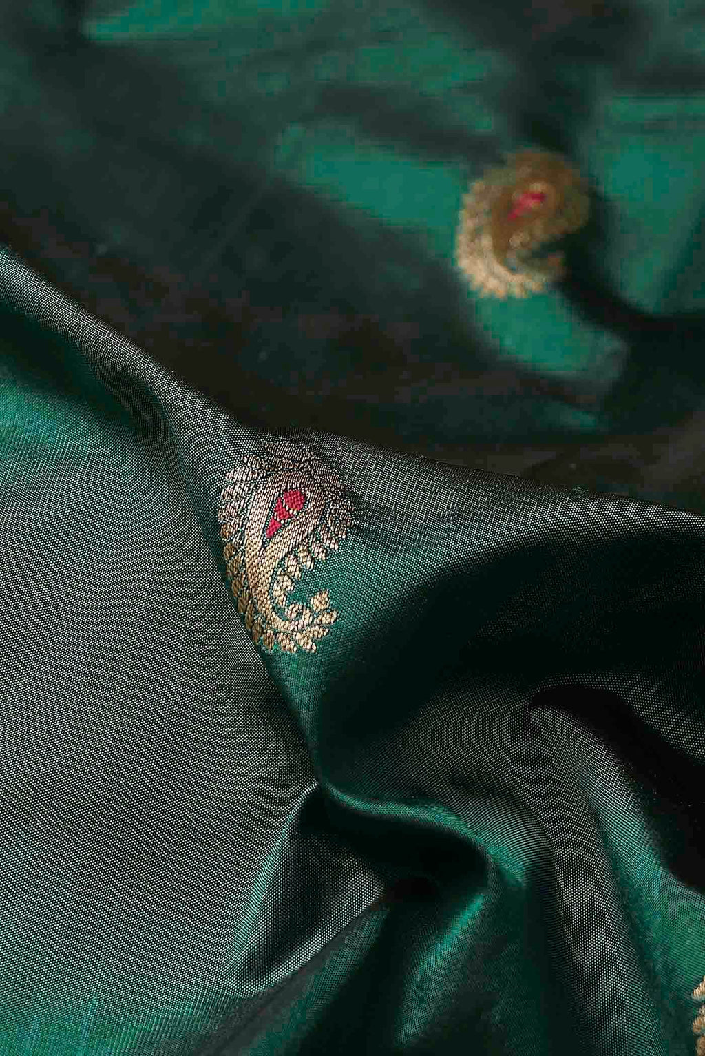 Green Blended Bangalore Silk Saree