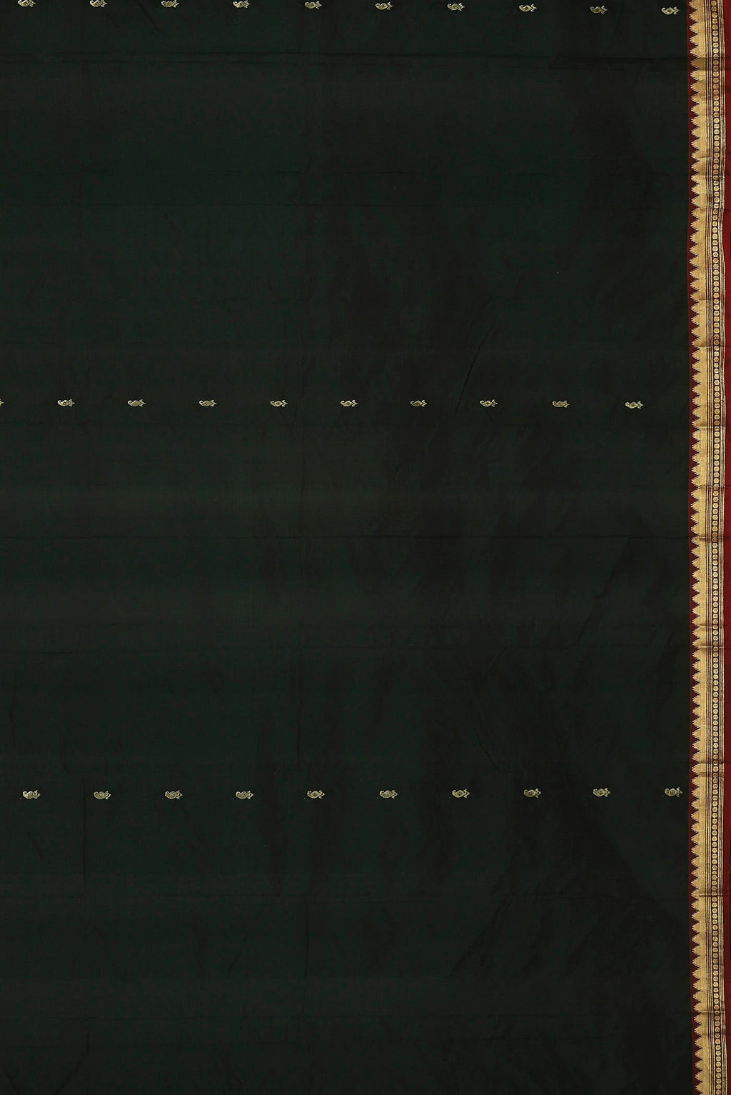 Black Blended Bangalore Silk Saree