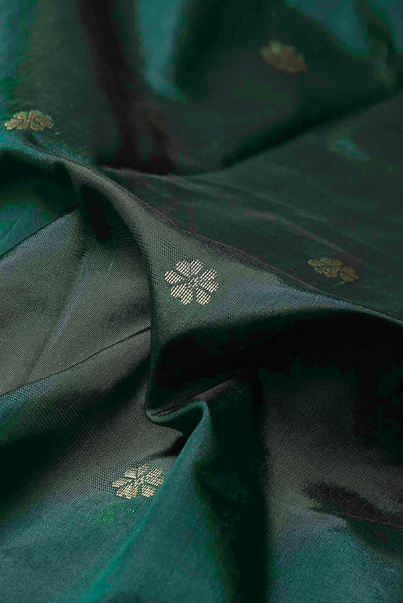 Green Blended Bangalore Silk Saree